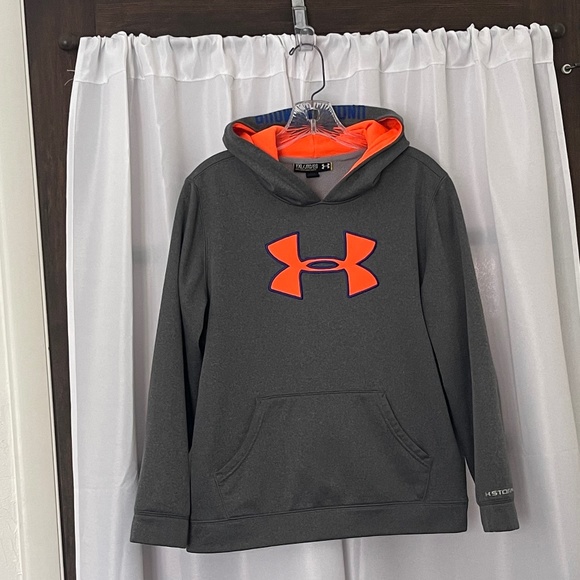 Under Armour Storm Relaxed Fit Gray Hoodie - Picture 9 of 9